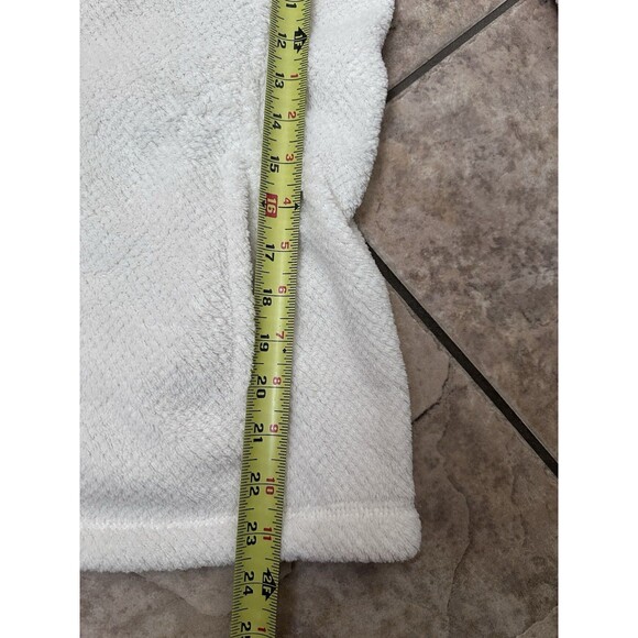 Patagonia Sweater Women’s Medium Off White Retool Snap T Pullover Mock Neck Logo - Picture 10 of 10